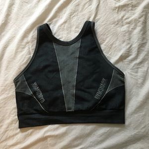 Black Gymshark Sports Bra